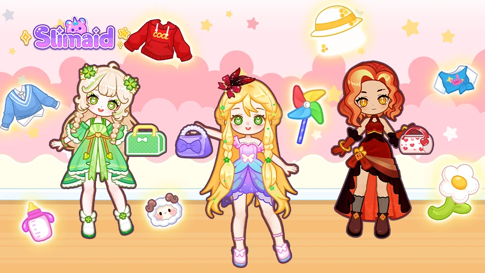 Slimaid Princess Family Kids screenshot